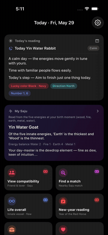 Year reading demo